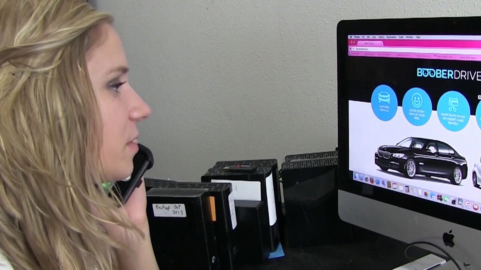 Rachel James Gets Loud Fucks Drivers Massive Cock!