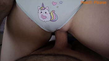 Step sister game, homemade close-up