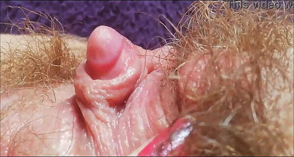 Extreme close clit orgasm intense clitoris stimulation squirting pussy
