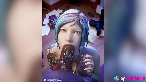 Chloe Blowjob (with sound, loop) life strange, animation