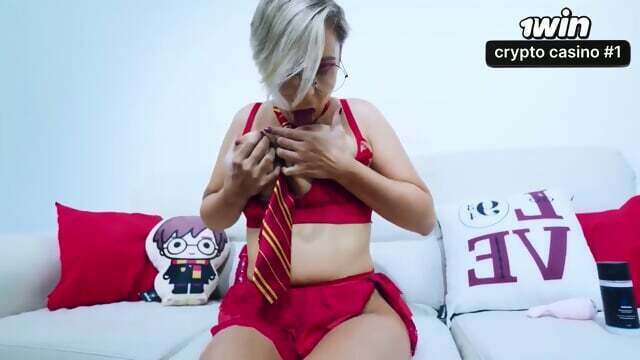 estudante Hogwarts cosplay grande brinquedo sexual cena quente