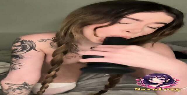 Adrianna Savu schoolgirl cosplay dirty chat spanking!