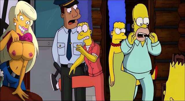 ballbusting MARGE SIMPSON rough balls poor Homer