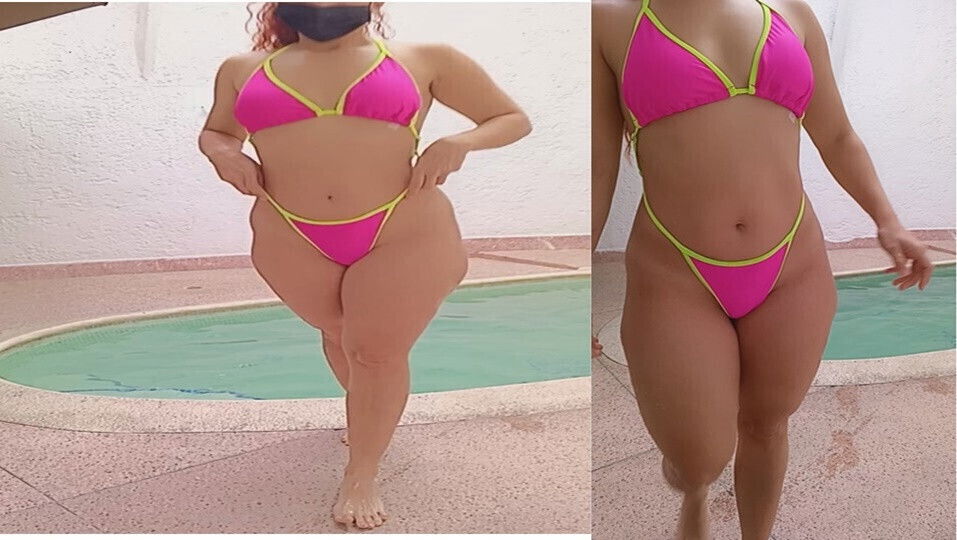 What happens this big-ass girl pool leaves everyone with their mouths open