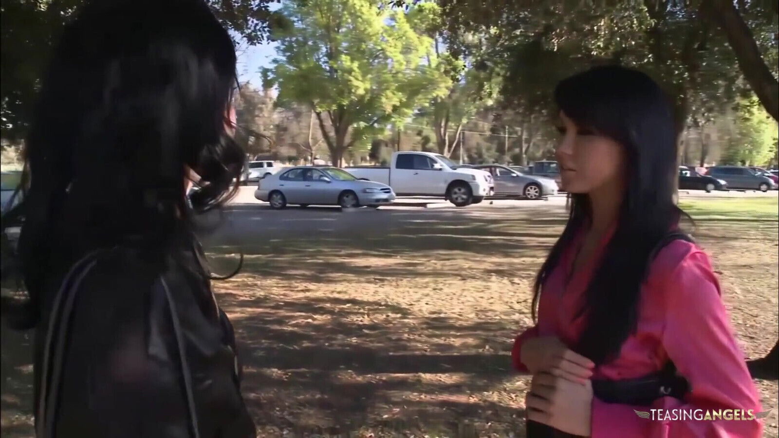 Tanner Mayes Stephanie Sage invite cyclist fulfill their hardcore threesome fantasy