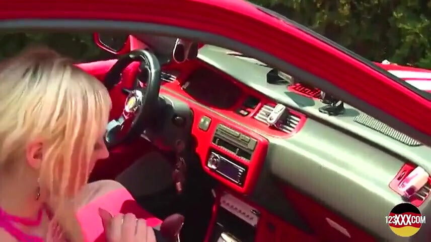 German Blonde Getting Shaved Cunt Smashed