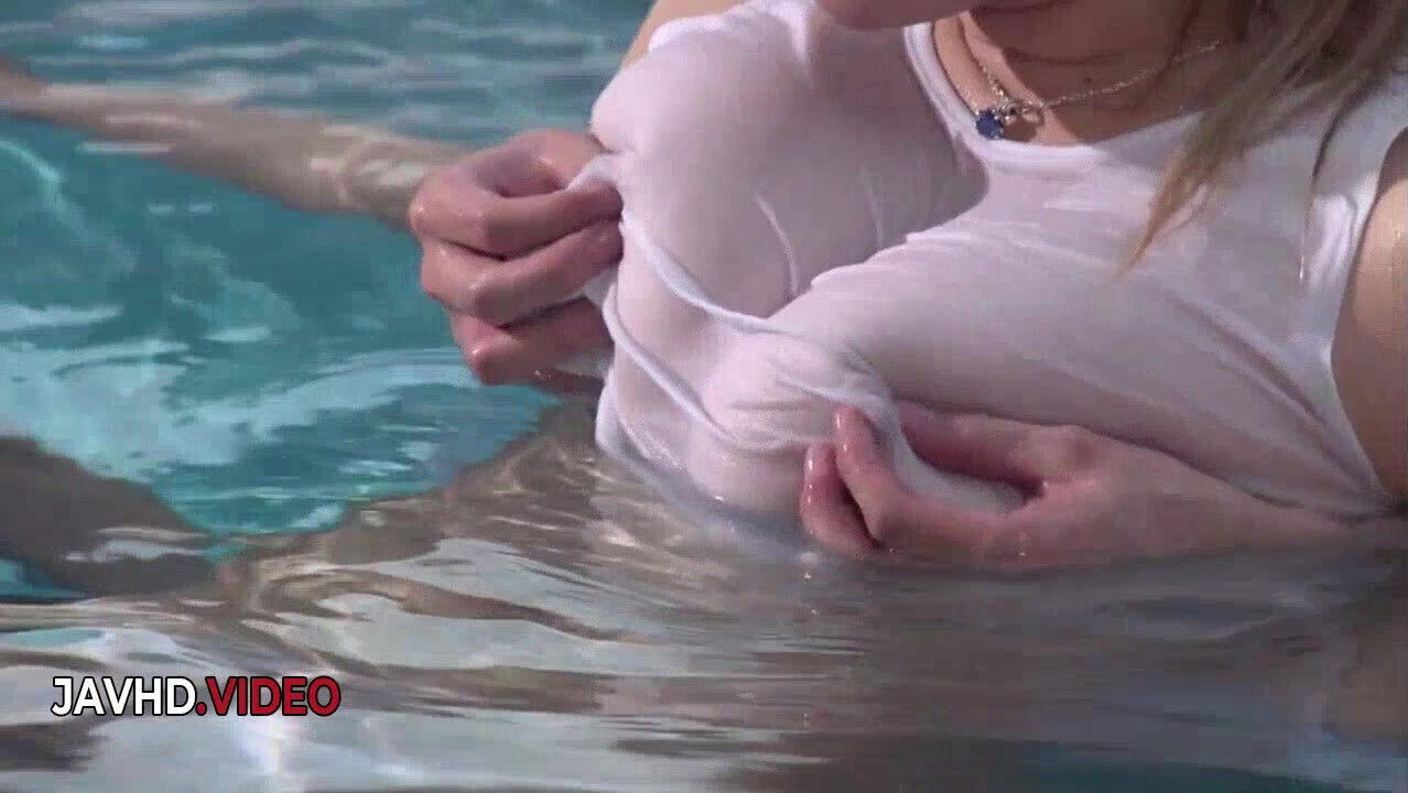 Group start poolside where sultry Asian Suzuna Komiya Blowjob with studs Mature