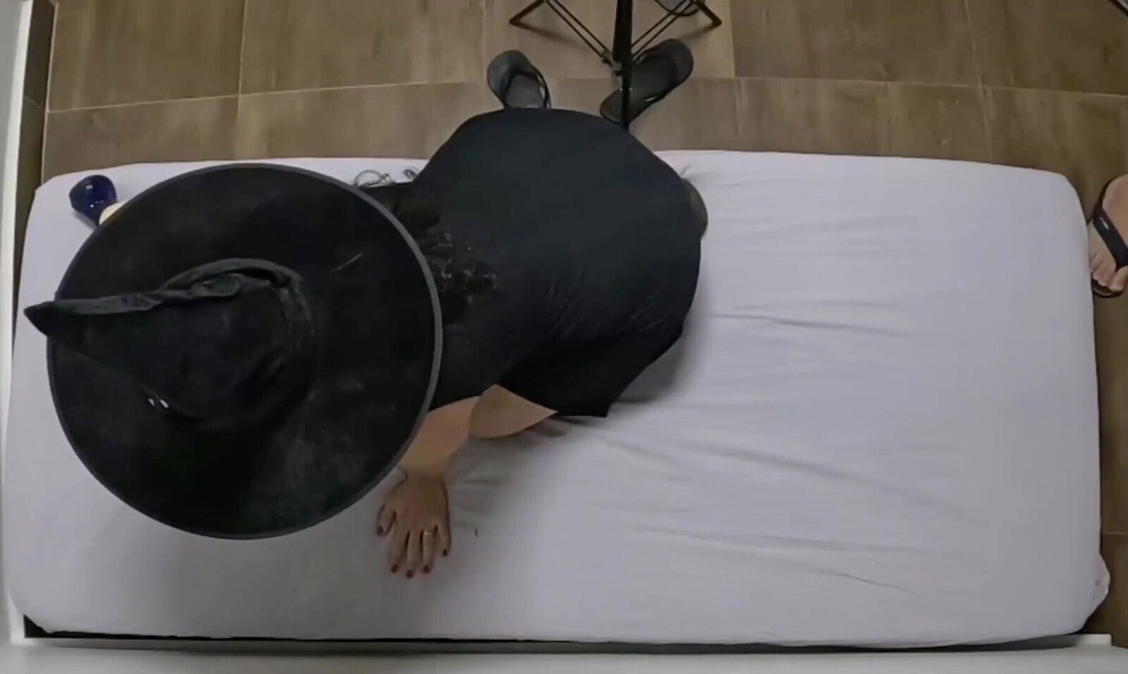 Halloween Hotwife Black Dress Intense Rimming, Deep Facesitting Passion