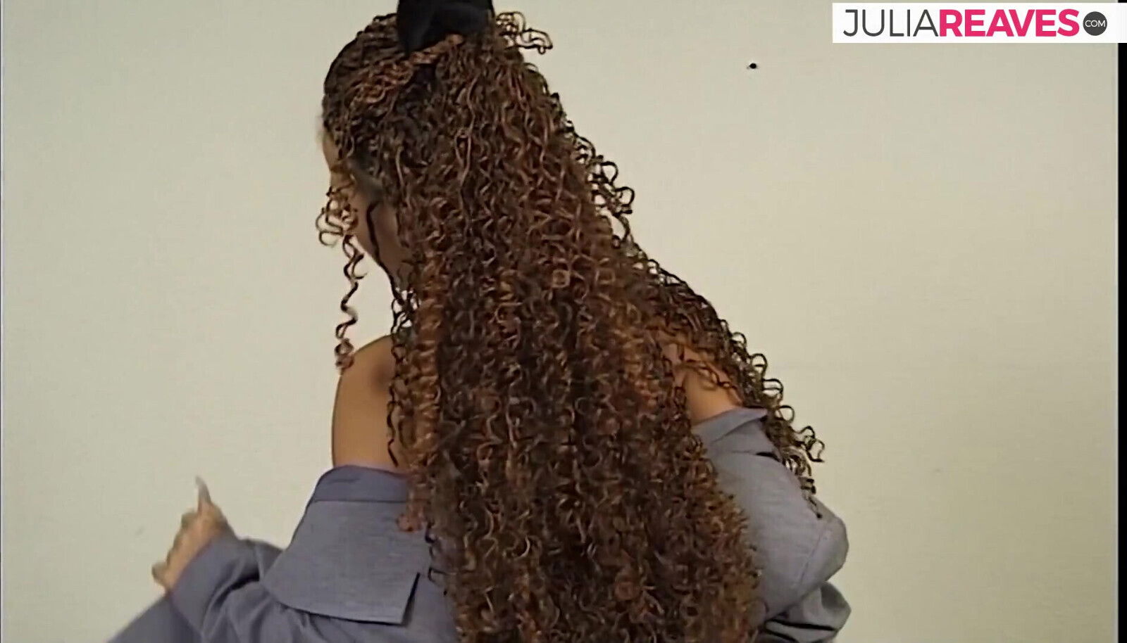 Horny girl moans finger fucks shaved pussy