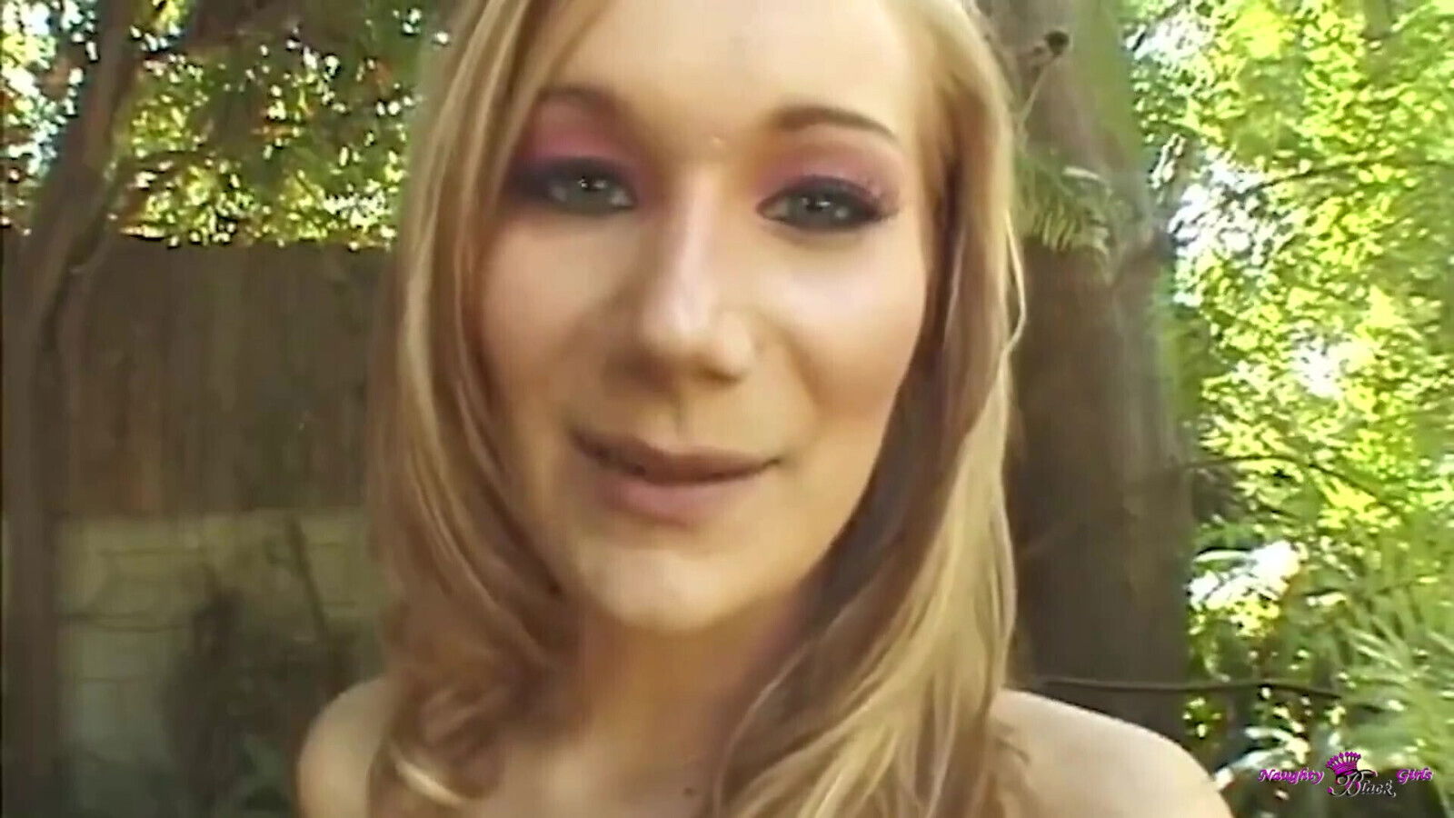 Blonde Katie Year Loves Both White Wieners.