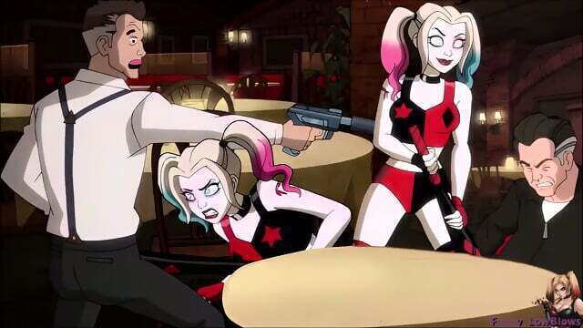 sexy teen HARLEY QUINN BALLBUSTING goons nutshots