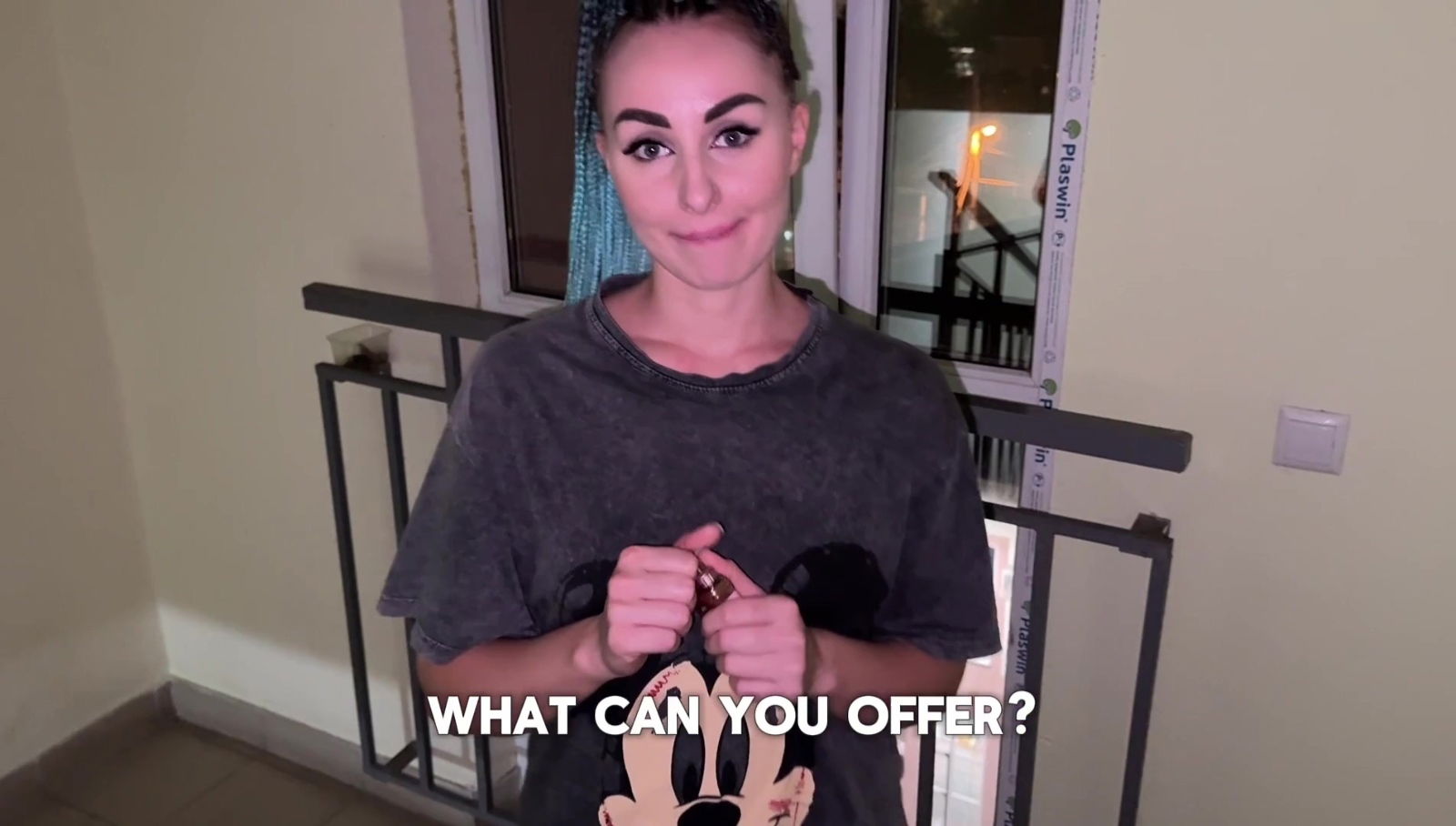 Steamy Encounter Hallway Ends with Finish Curves