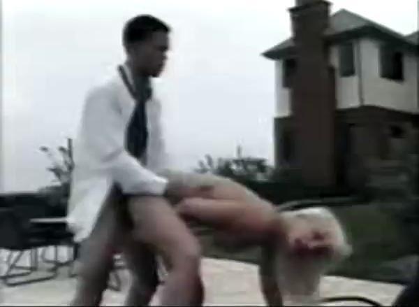 Blonde Tiffany Million: Blowjob, Interracial Vintage Porn