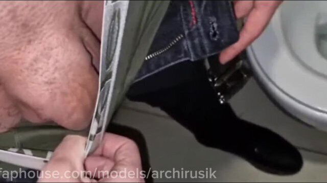 sucked stranger public toilet janitor's sperm from dumpster