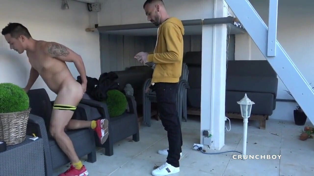 Latino straight fucked friend outdoor