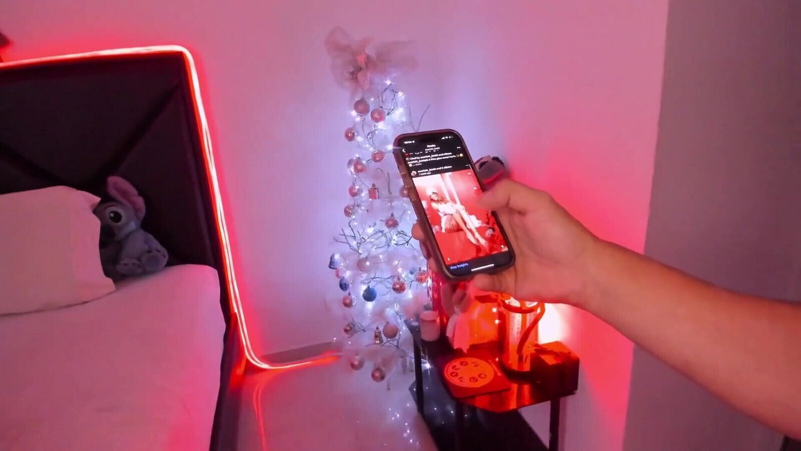 Christmas Amateur Closeup: Perfect Gift Appeared Nowhere