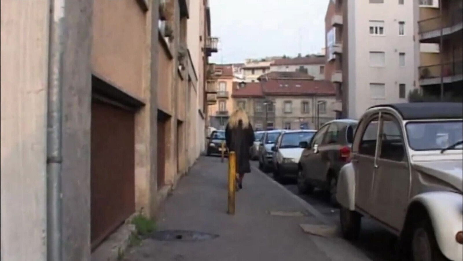 Slut Comes Home Masturbates Stairs