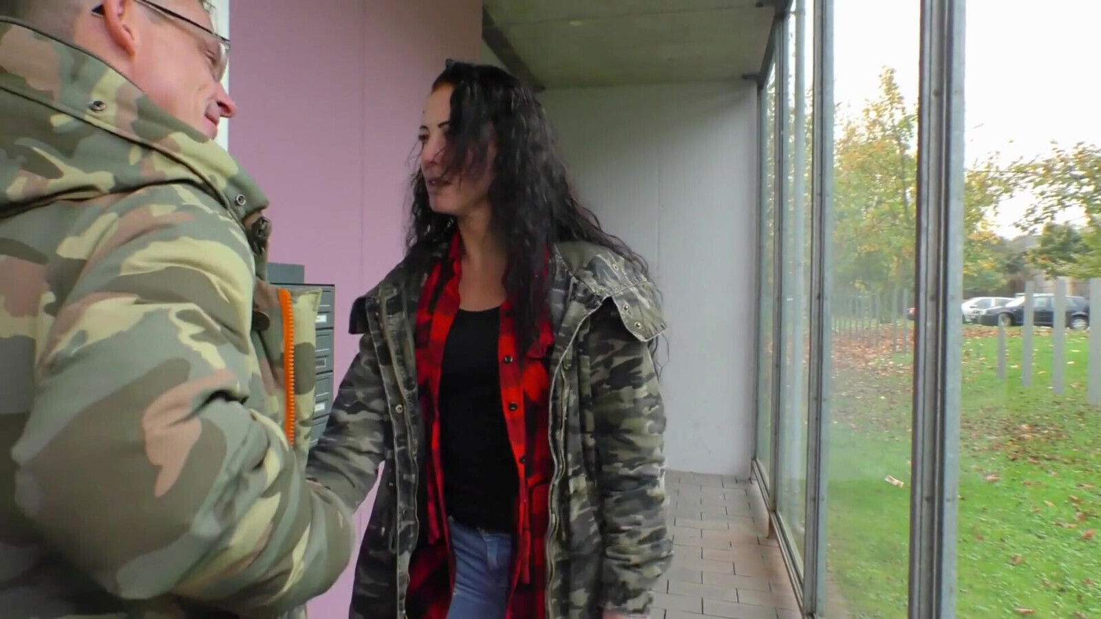 Sexy brunette loves hard pussy fuck with fucker