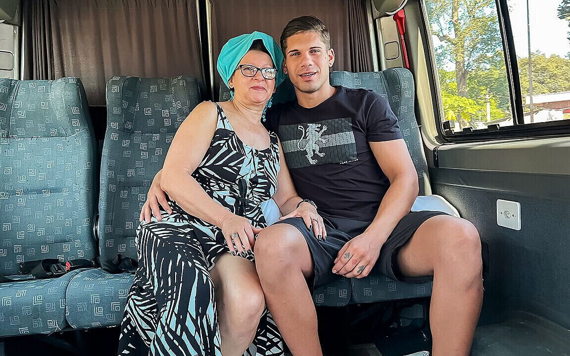 Lusty Granny Picked Fucking