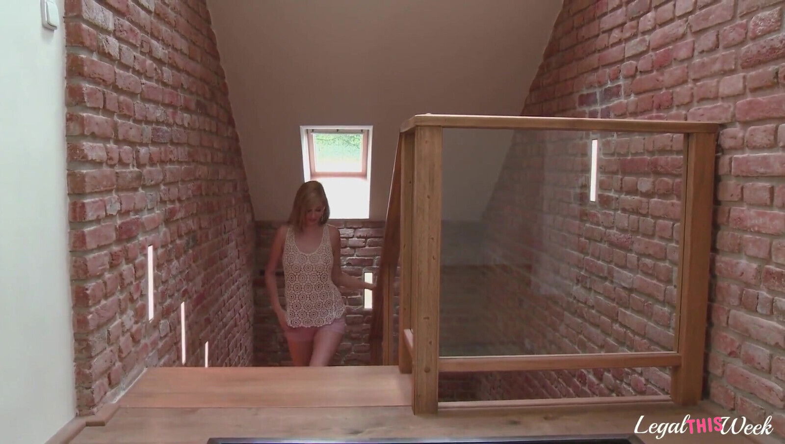 Pink Shorts Video Featuring Holly Anderson