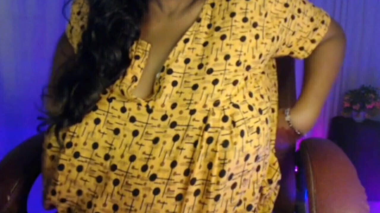 Pregnant Lady Play with Boobs Belly.