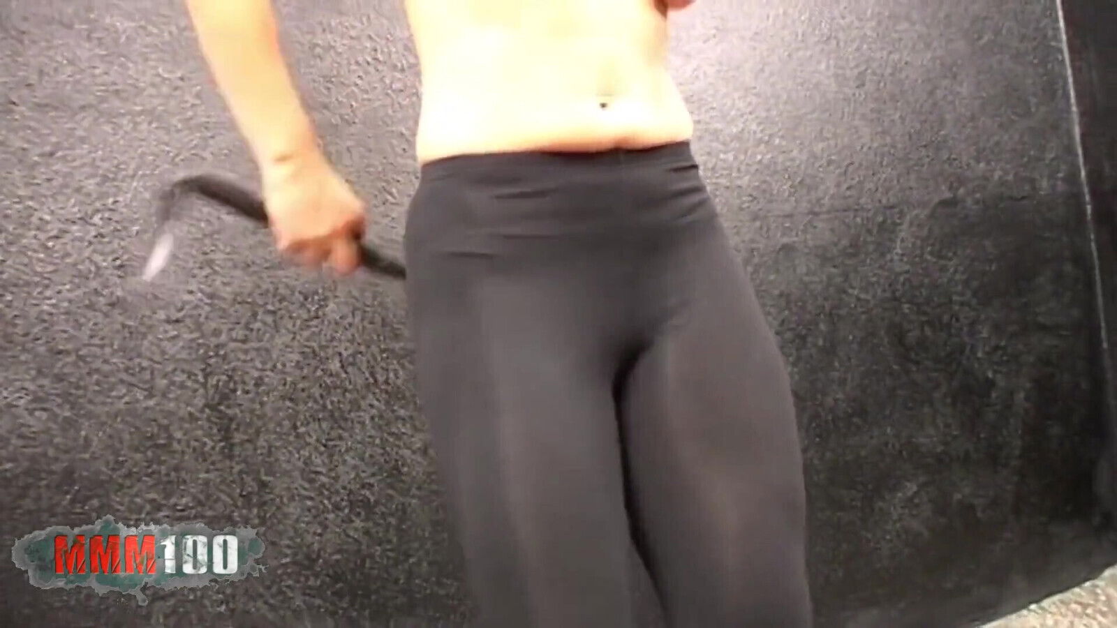 Betty Davis: Mature Blonde Betty Davis Stripping Garage