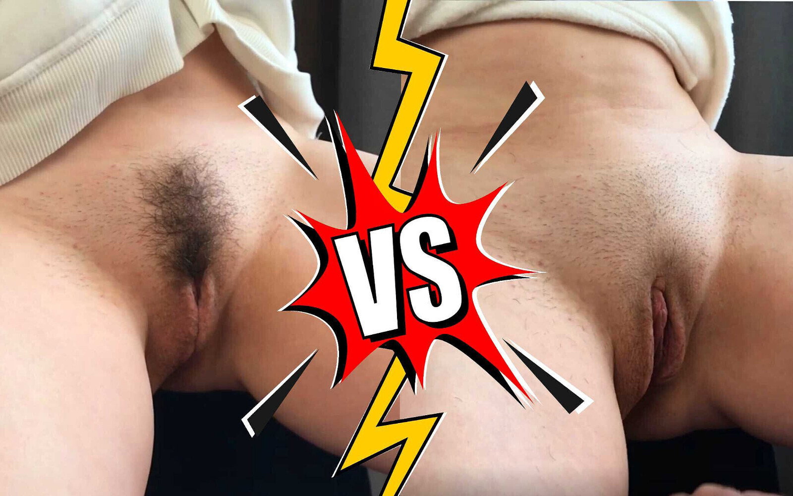 Which pussy like best? Hairy Shaved? Vote!