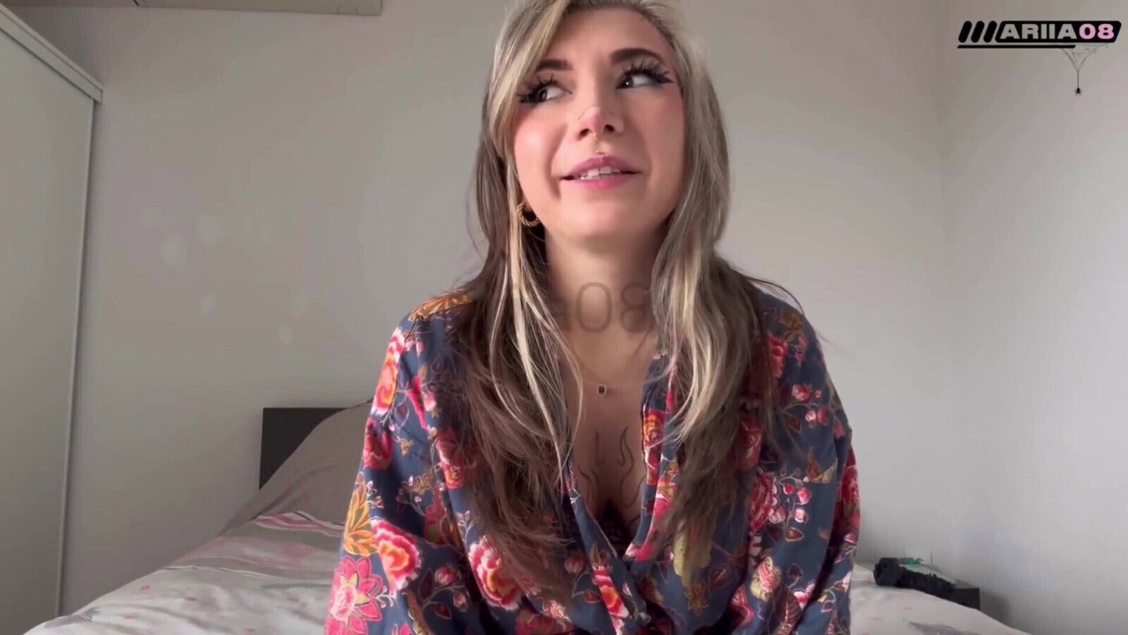 Petite French Goth Double Pussy Dildo