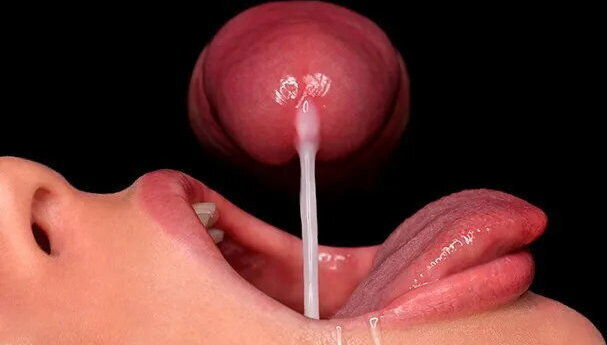 Close Up: Best Free Sloppy Mouth for Your Cum! Use My Cum Dumpster! Hot Sucki...