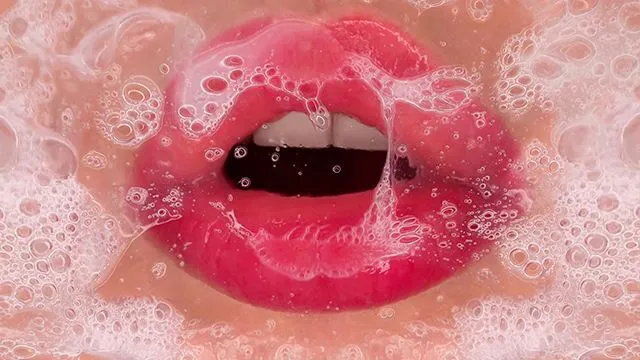 Close Up Cum Play: Best Mouth Loves to Play with Your Fresh Cum on Glass! Lic...