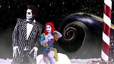 Sexy Joanna Angel nightmare before Christmas parody