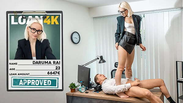 LOAN4K. Amateur office with slutty cheater loan manager