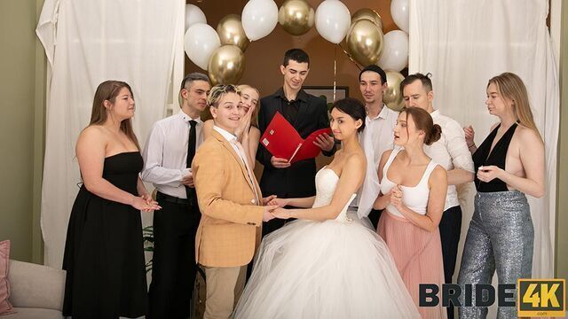 Bride party with astonishing dolls Ashly Rabbit Moon