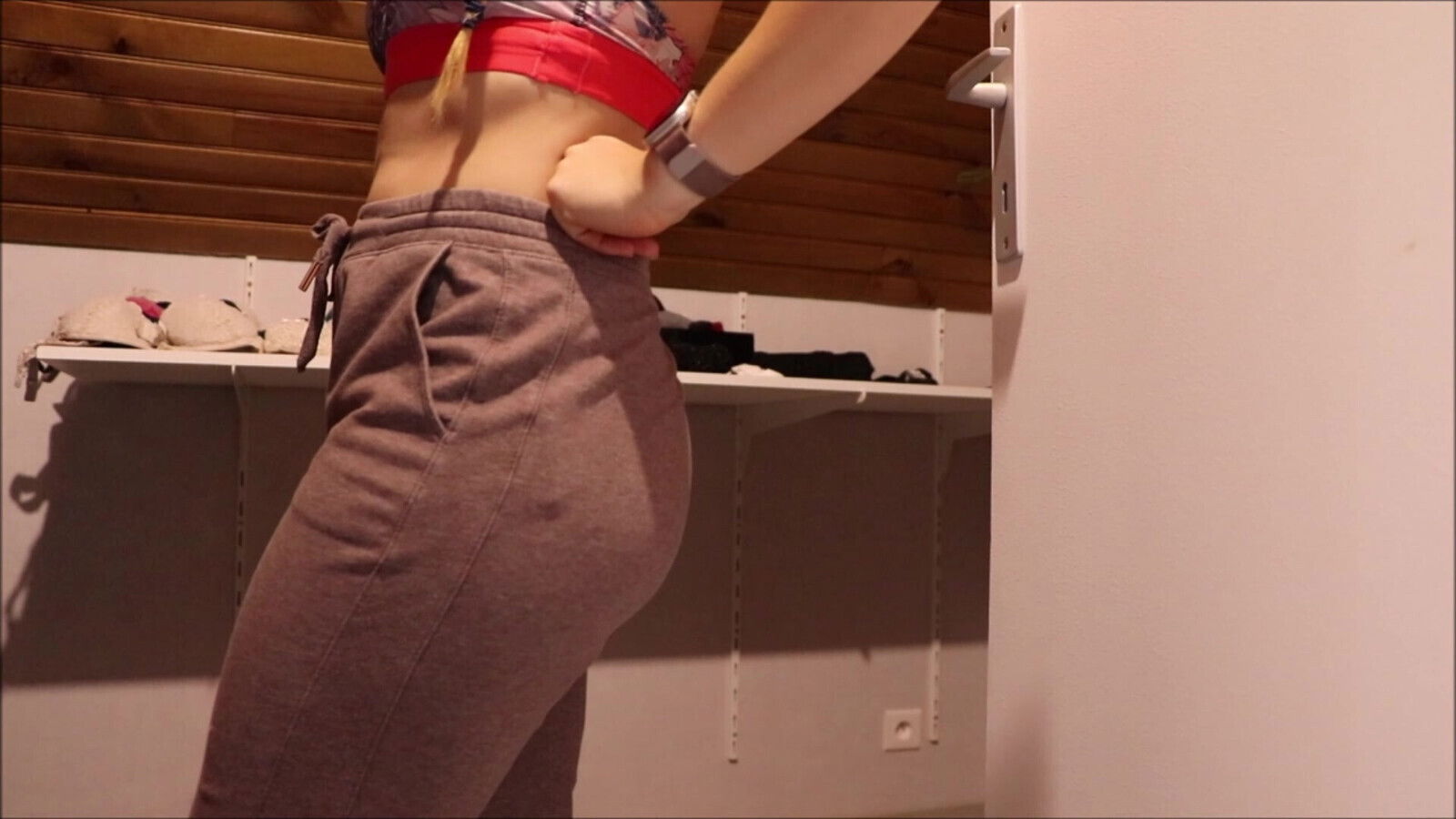 landlord steals panties!