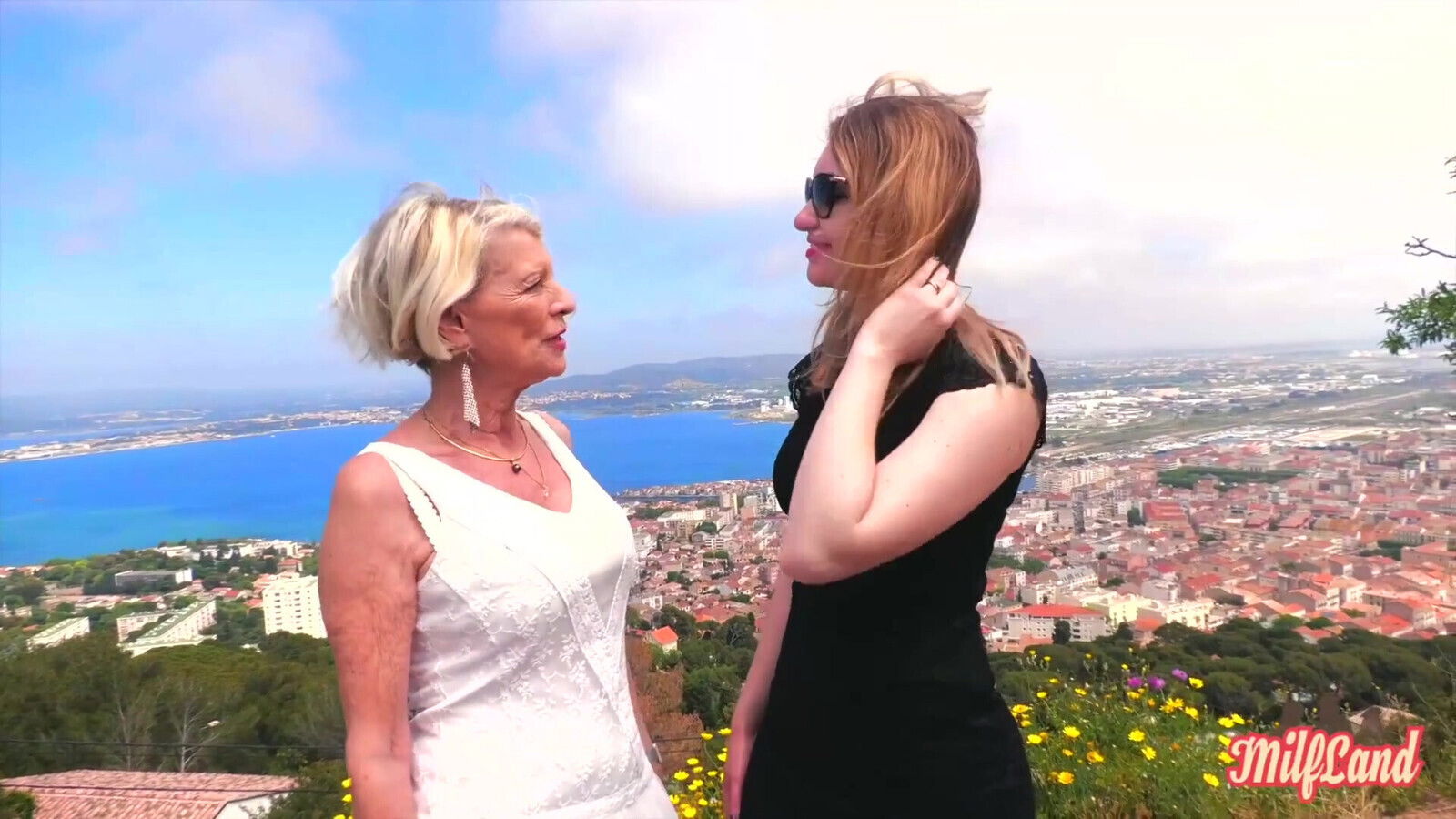 Eva, 70-year-old GILF, Having with Lyna, Aged