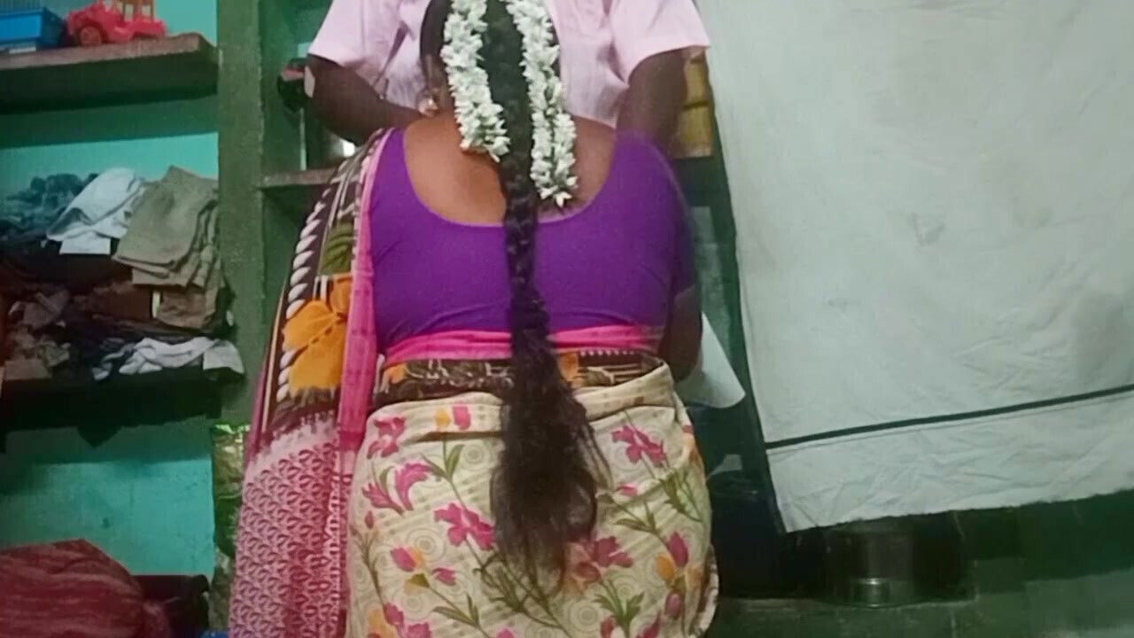 Tamil aunty having with house boss