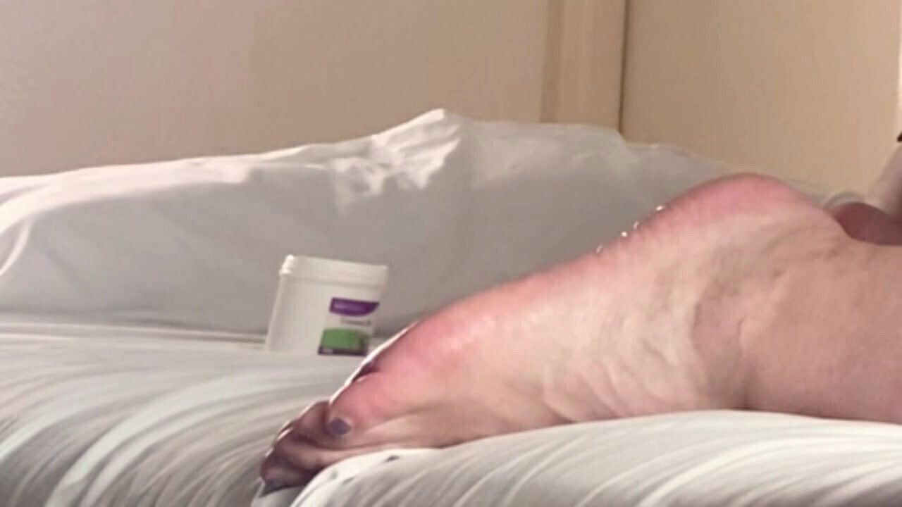 Young massage year Mother after going out.