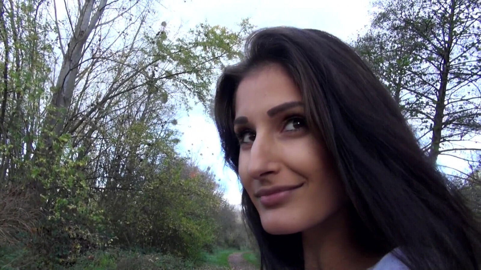 Skinny brunette found perfect partner