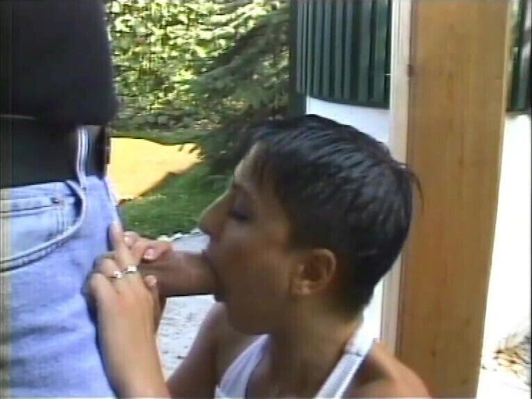 Sexy Short Haired Brunette Fucked Hard Outdoor