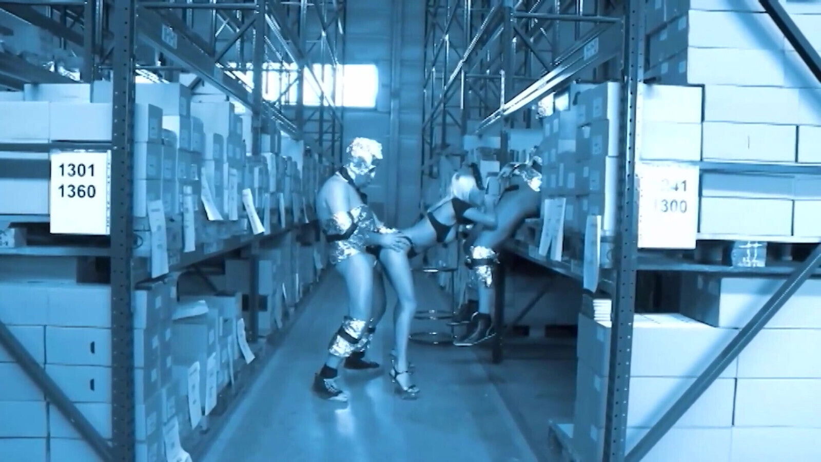 German Domination Scene Blonde Fetish Gear