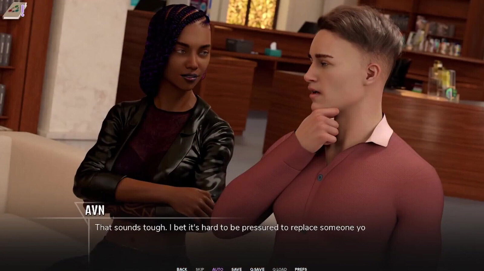 Taboo University Chem Class with Beatiful Black 18yo Blue Haired