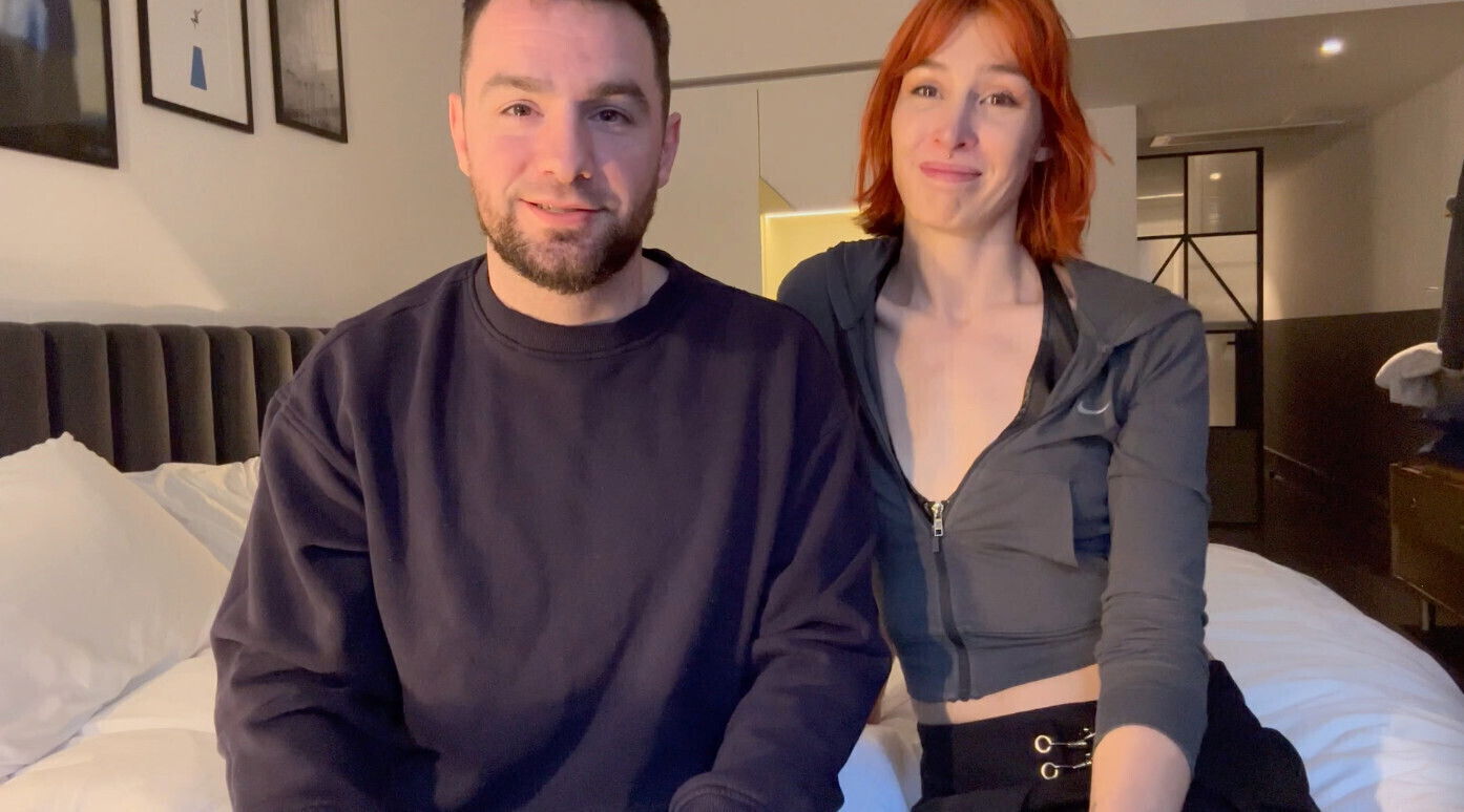 Shop Trip Leads Tall Skinny Redhead MILF Takes White Dick Mouth