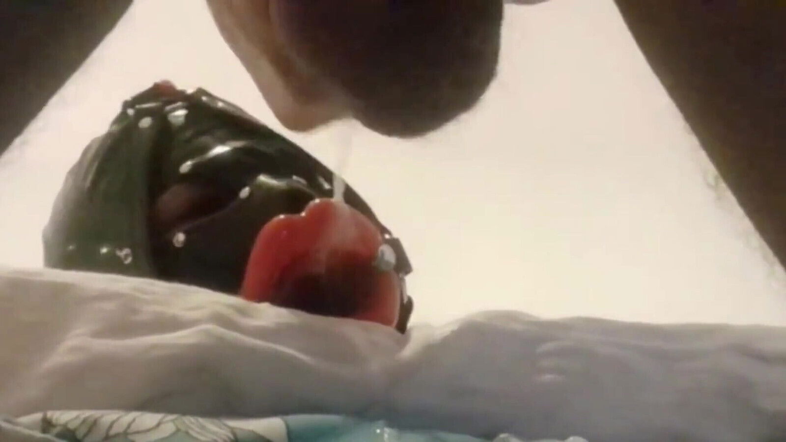 MILF with Ring Fake Lips, Mouth Facial