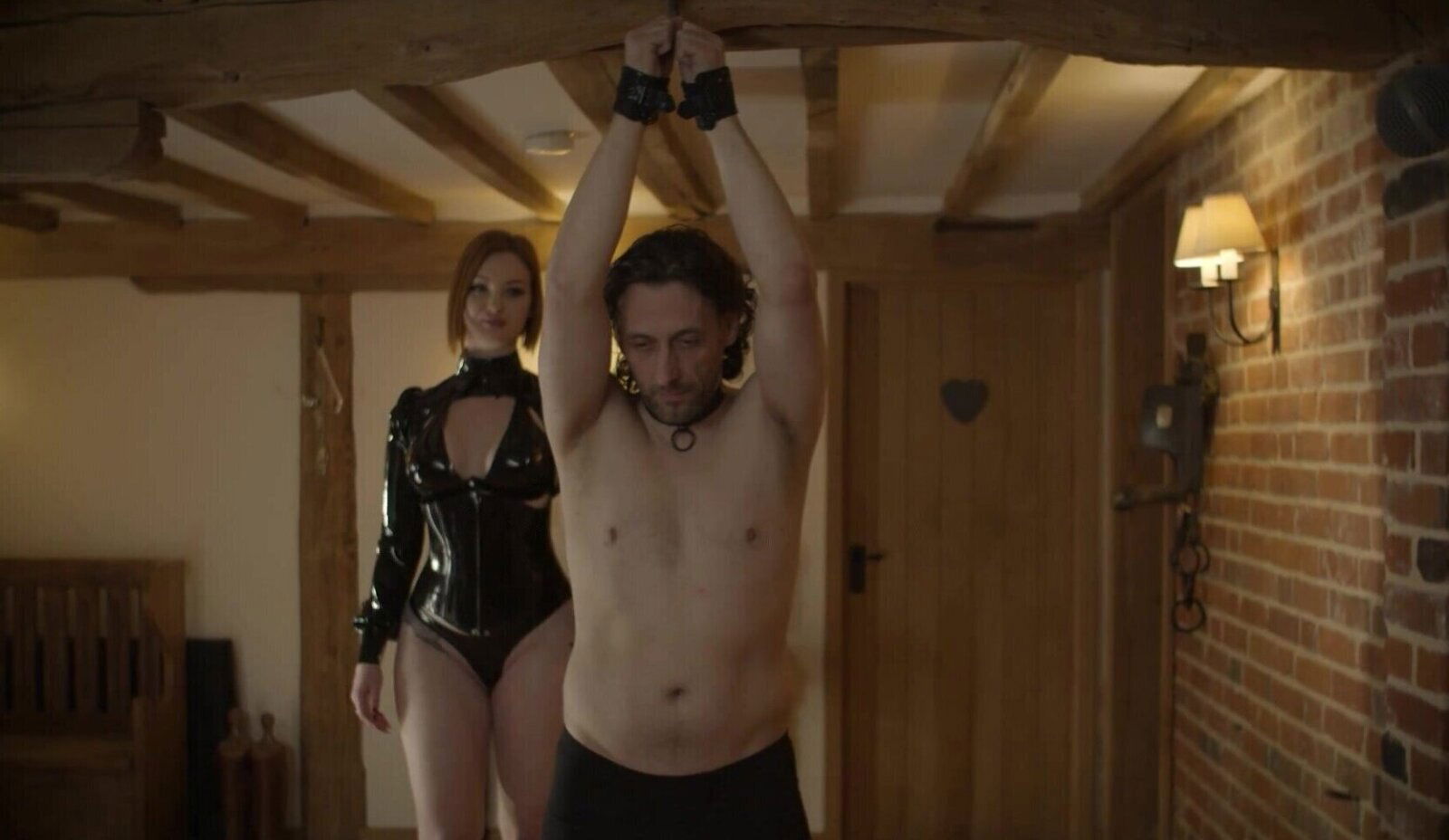 couple Zara Durose David Hughes fucks latex clothes