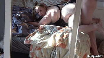 chubby girl fucks horny