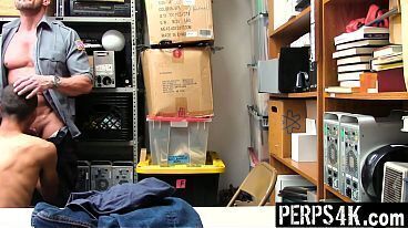 Bathroom Fuck Leads Rough Punishment from Security Perps4k