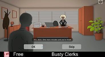 Busty Clerks