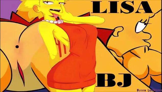 Lisa Simpson BLOWJOB & ballbusting kick in the balls