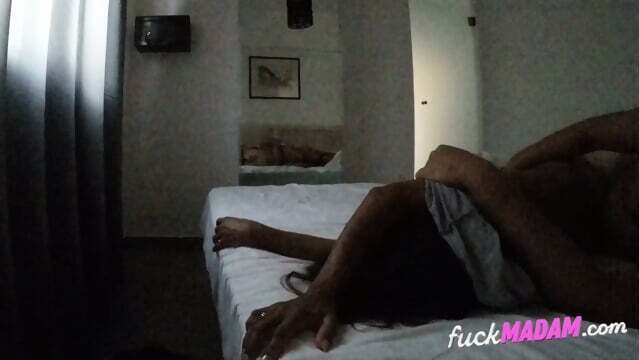 Brunette Teen Sucks and Fucks Neighbor's Cock