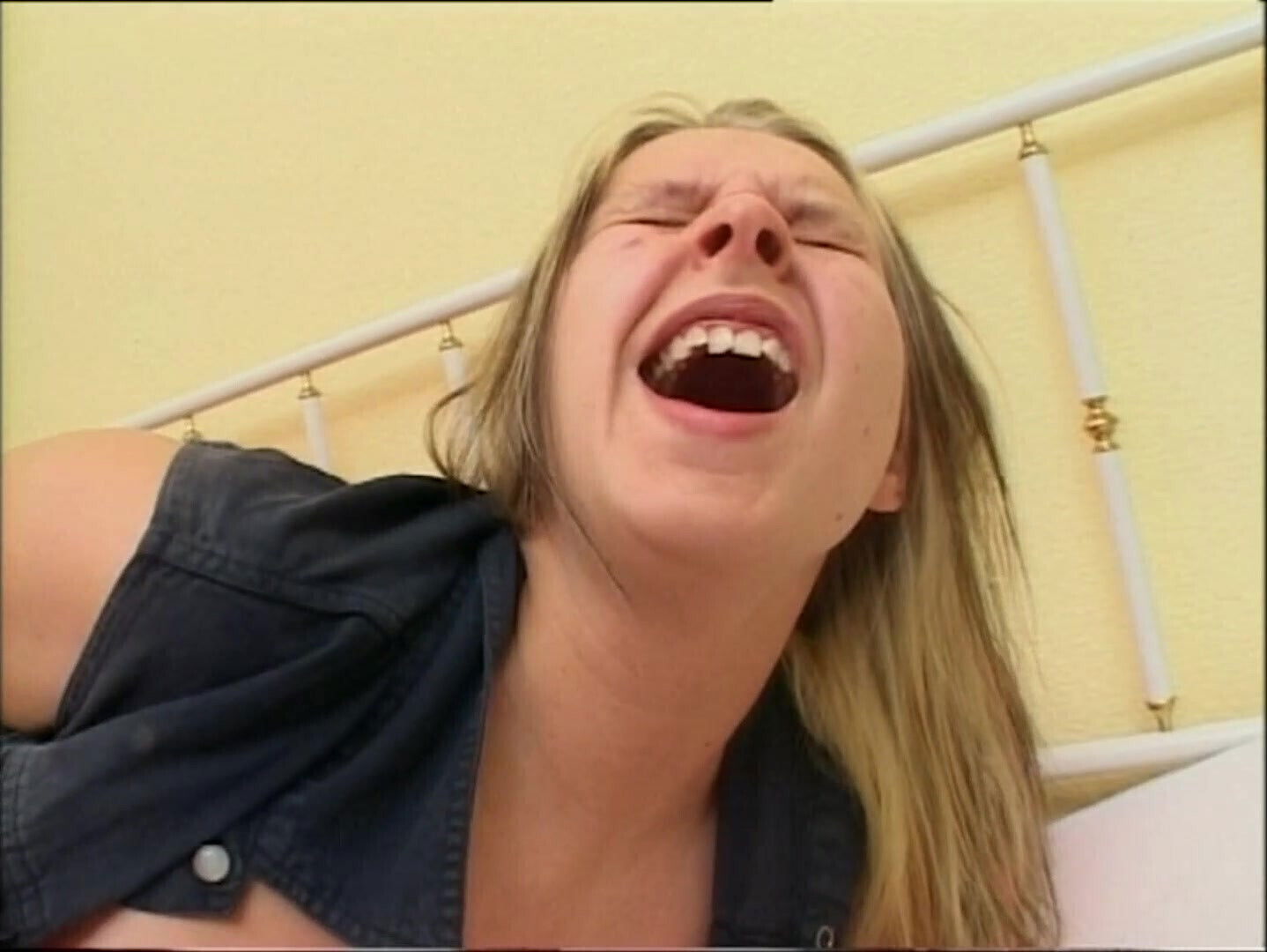 Two Young Amateur Sluts Fucked and Cummed in Mouth by a Big Cock